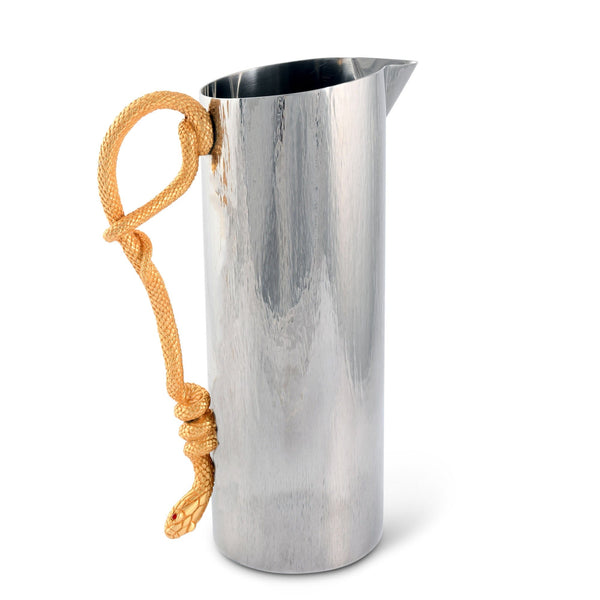 Vagabond House Serveware Vagabond House Snake Stainless Steel Pitcher