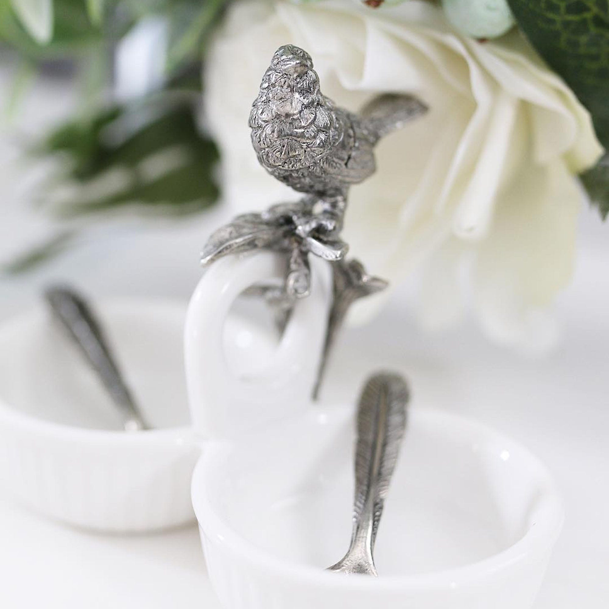 Vagabond House Serveware Vagabond House Song Bird Dbl Salt Cellar