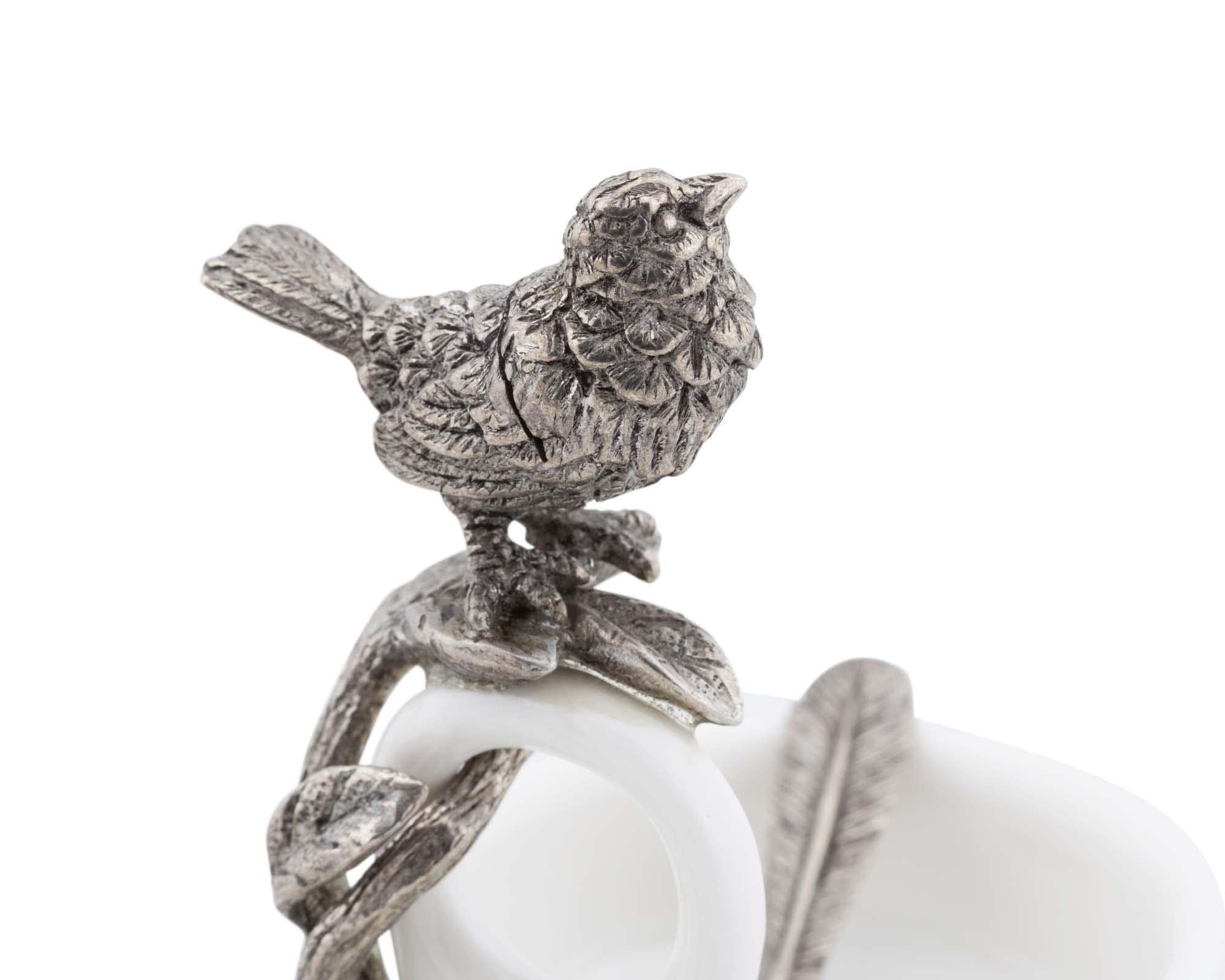 Vagabond House Serveware Vagabond House Song Bird Dbl Salt Cellar