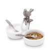 Vagabond House Serveware Vagabond House Song Bird Dbl Salt Cellar