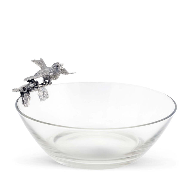 Vagabond House Serveware Vagabond House Song Bird Glass Bowl