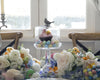 Vagabond House Serveware Vagabond House Song Bird Glass Covered Cake / Dessert Stand Short - 11.5" H x 6" D