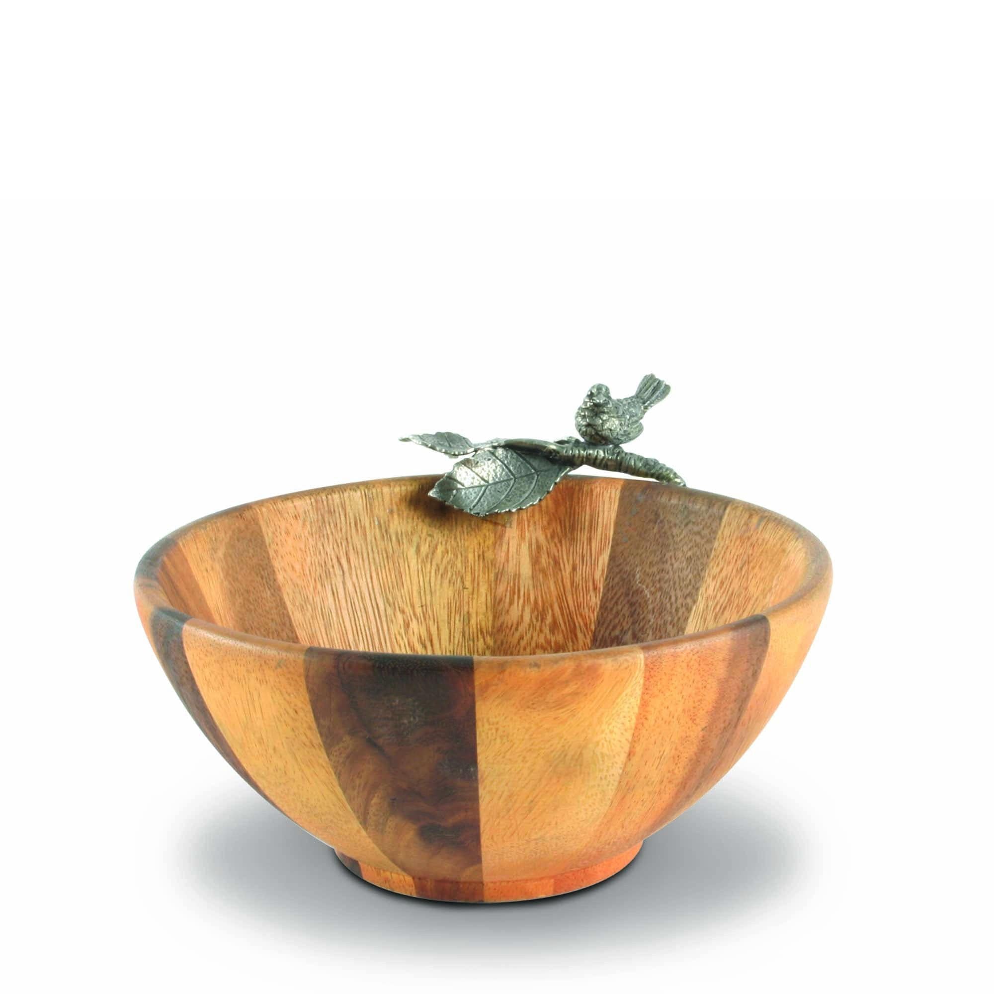 Vagabond House Serveware Vagabond House Song Bird Salad Bowl - Single Serve