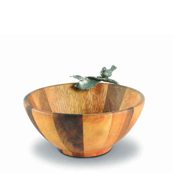 Vagabond House Serveware Vagabond House Song Bird Salad Bowl - Single Serve