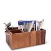 Vagabond House Serveware Vagabond House Song Bird Wood Flatware Caddy