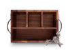 Vagabond House Serveware Vagabond House Song Bird Wood Flatware Caddy