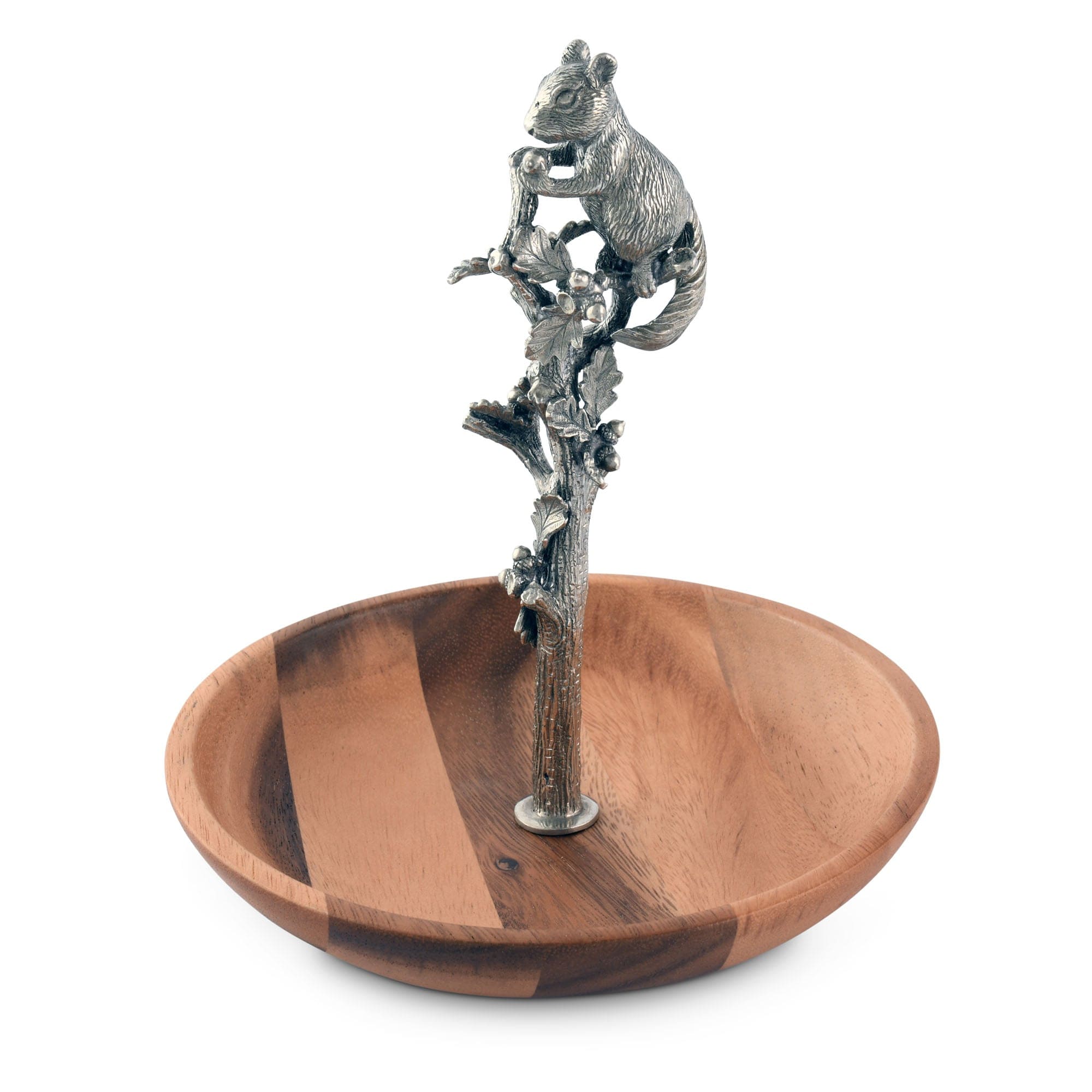 Vagabond House Serveware Vagabond House Squirrel Wood Candy / Nut Dish
