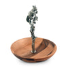 Vagabond House Serveware Vagabond House Squirrel Wood Candy / Nut Dish