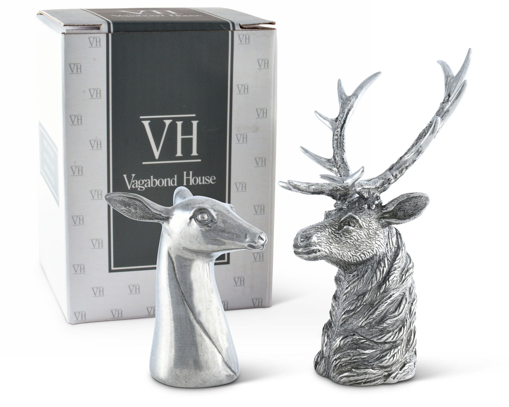 Vagabond House Serveware Vagabond House Stag and Doe Salt & Pepper Set