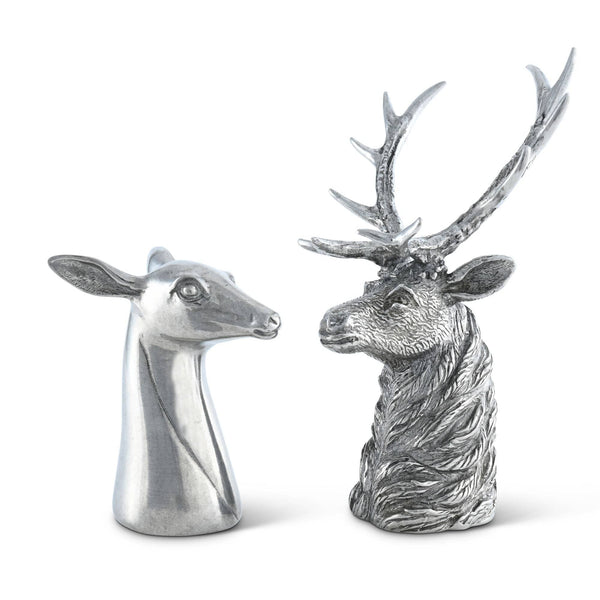Vagabond House Serveware Vagabond House Stag and Doe Salt & Pepper Set