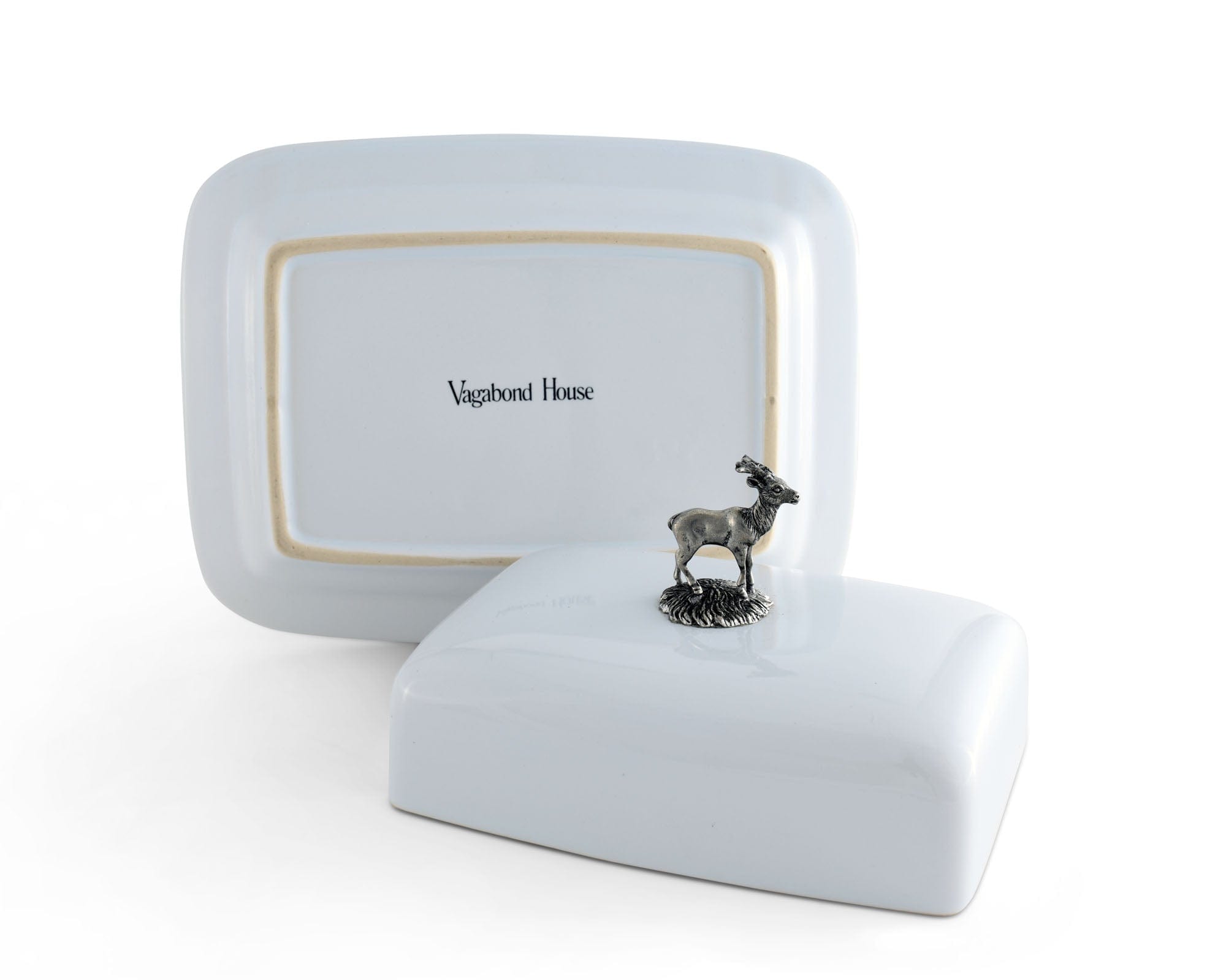Vagabond House Serveware Vagabond House Stag Butter Dish