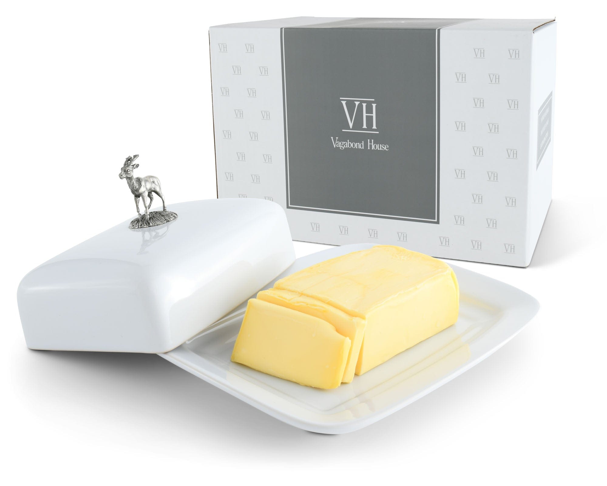 Vagabond House Serveware Vagabond House Stag Butter Dish