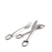 Vagabond House Serveware Vagabond House Stirrup Five piece Flatware Set - Stainless Steel Matt Silver