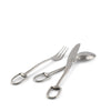 Vagabond House Serveware Vagabond House Stirrup Five piece Flatware Set - Stainless Steel Matt Silver