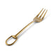 Vagabond House Serveware Vagabond House Stirrup Serving Fork - Stainless Steel Shiny Gold