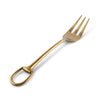 Vagabond House Serveware Vagabond House Stirrup Serving Fork - Stainless Steel Shiny Gold