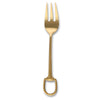 Vagabond House Serveware Vagabond House Stirrup Serving Fork - Stainless Steel Shiny Gold