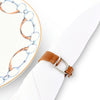 Vagabond House Serveware Vagabond House Stirrup Vegan Leather Napkin Ring