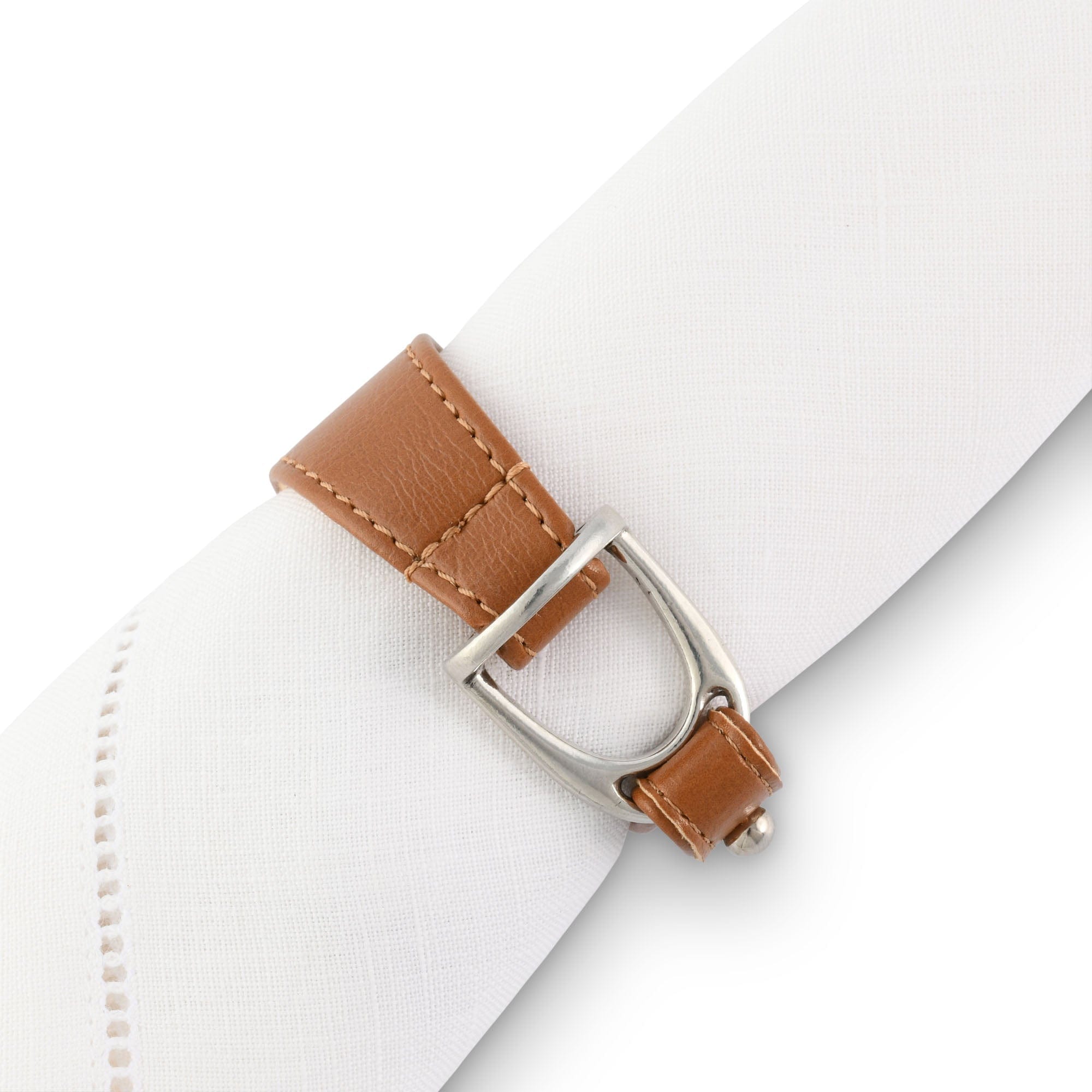 Vagabond House Serveware Vagabond House Stirrup Vegan Leather Napkin Ring