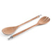 Vagabond House Serveware Vagabond House Teak Salad Servings with Pewter Bunny End