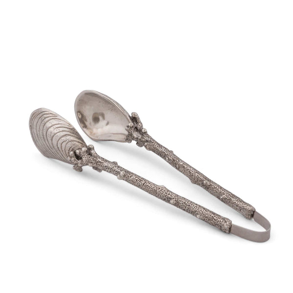 Vagabond House Serveware Vagabond House Tong 8 - Oyster / Coral