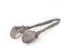 Vagabond House Serveware Vagabond House Tong 8 - Oyster / Coral
