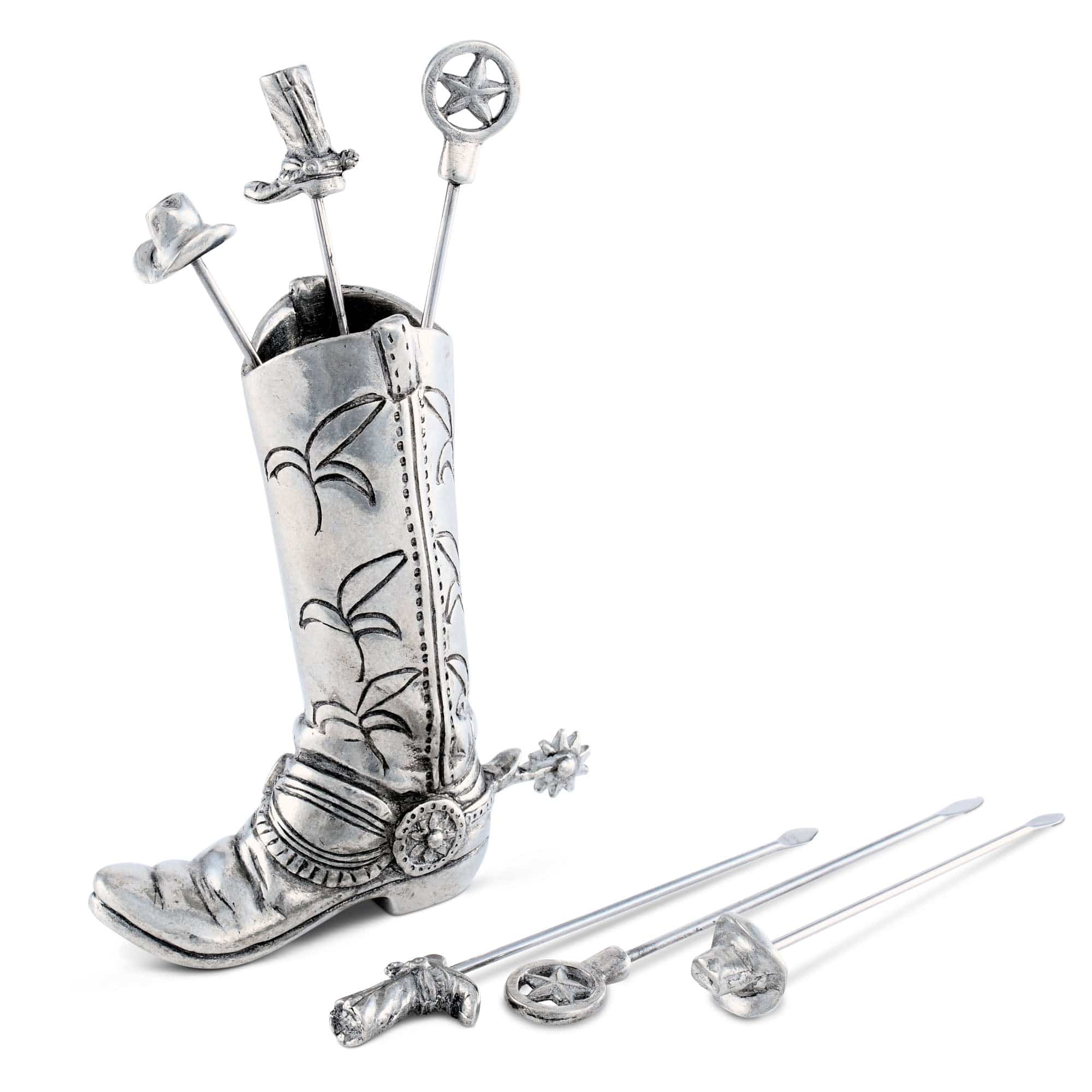 Vagabond House Serveware Vagabond House Western Boot Cheese Pick Set