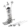 Vagabond House Serveware Vagabond House Western Boot Cheese Pick Set