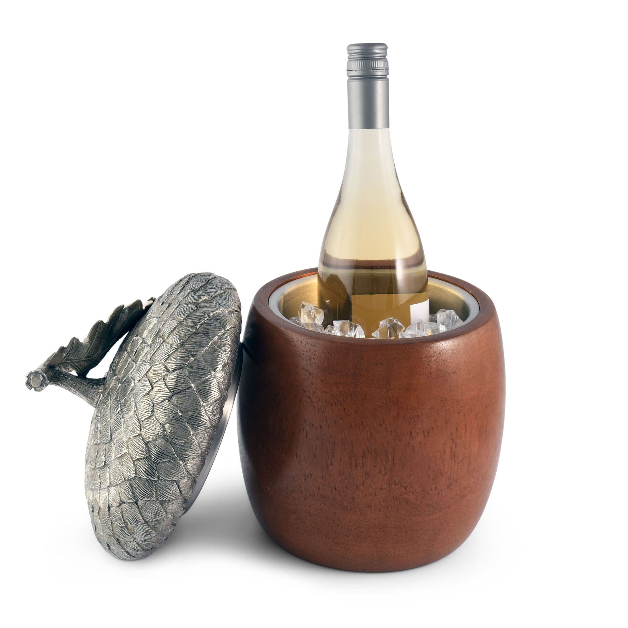 Vagabond House Serveware Vagabond House Wood Acorn Ice Bucket