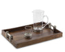 Vagabond House Serveware Vagabond House Wood Tray With Faux Bois Handles