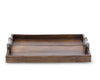 Vagabond House Serveware Vagabond House Wood Tray With Faux Bois Handles