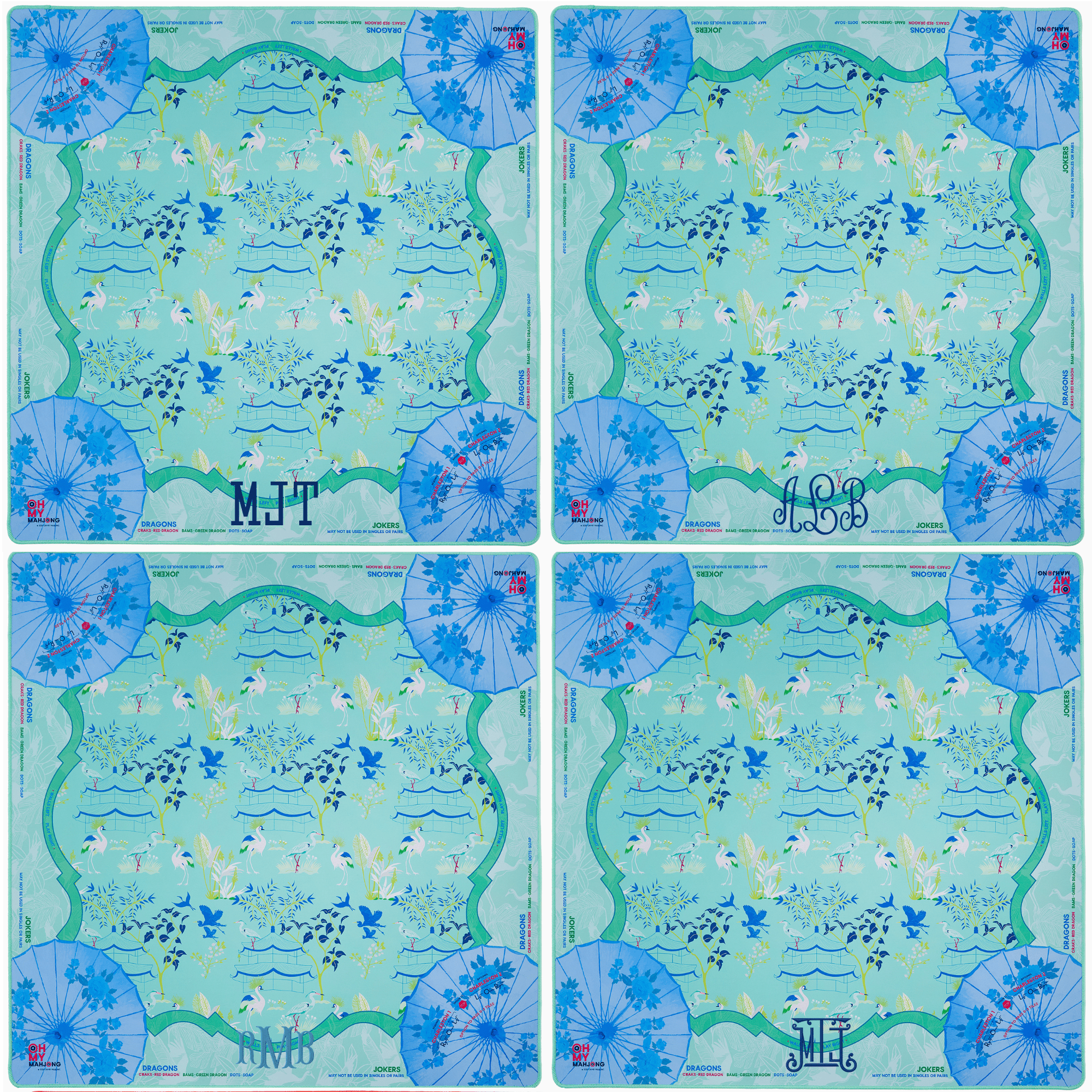 Oh My Mahjong Veranda Mat in Tube