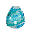 Viz Art Glass Art Glass Azure Tides - Handblown Art Glass Vase 8017 by Viz Glass