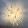 Viz Art Glass Art Glass ColorSelect Angel Blown Glass Ceiling Sconce by Viz Glass