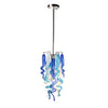 Viz Art Glass Art Glass ColorSelect Blue Love Blown Glass Pendant by Viz Glass