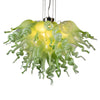 Viz Art Glass Art Glass ColorSelect Mint Macaroon Mini Blown Glass Chandelier by Viz Glass