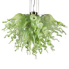 Viz Art Glass Art Glass ColorSelect Mint Macaroon Mini Blown Glass Chandelier by Viz Glass