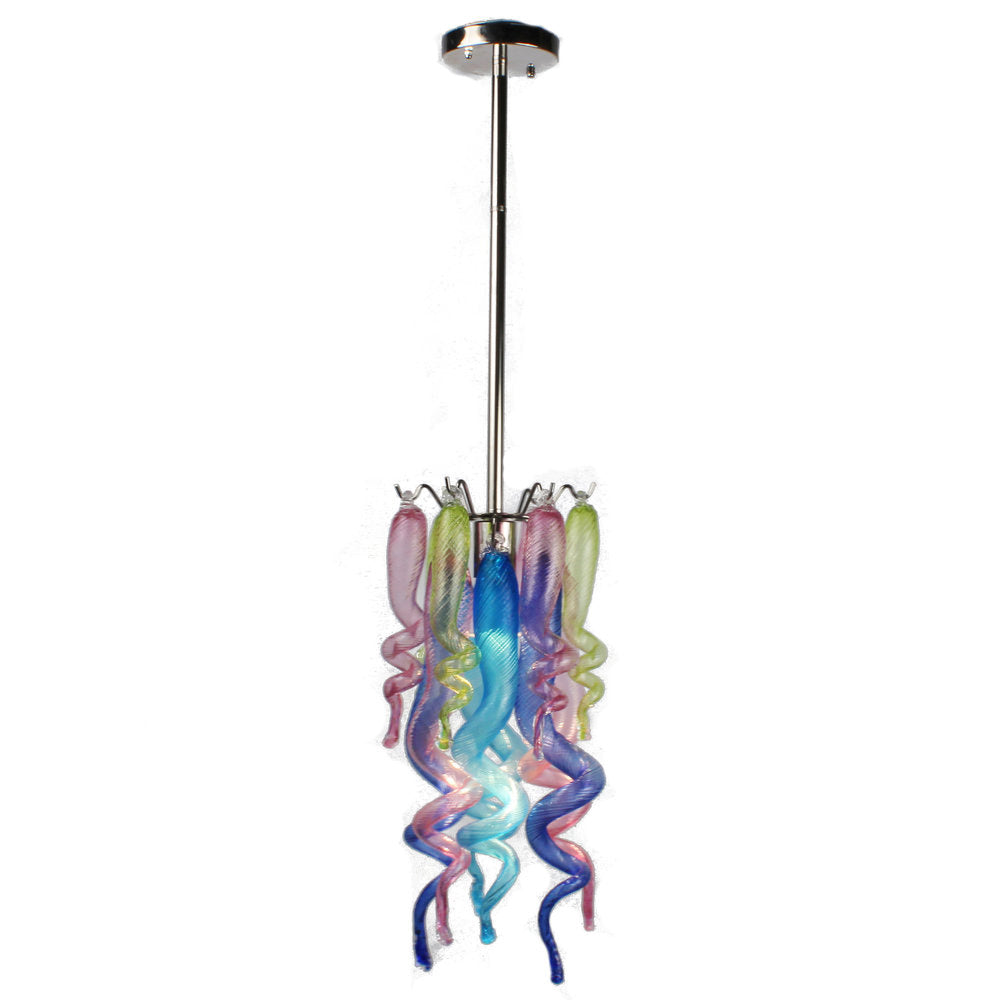 Viz Art Glass Art Glass ColorSelect Wonder of the Sea Blown Glass Pendant by Viz Glass