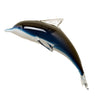 Viz Art Glass Art Glass Dolphin Wall Art 7653BIR by Viz Glass