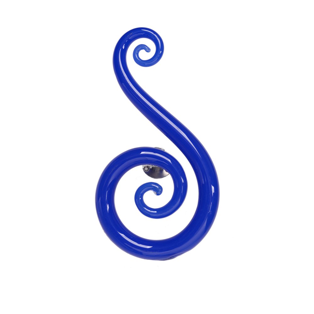 Viz Art Glass Art Glass Fern Swirls Wall Art by Viz Glass 8002SIR
