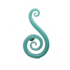 Viz Art Glass Art Glass Fern Swirls Wall Art by Viz Glass 8004SIR