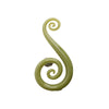 Viz Art Glass Art Glass Fern Swirls Wall Art by Viz Glass 8005SIR