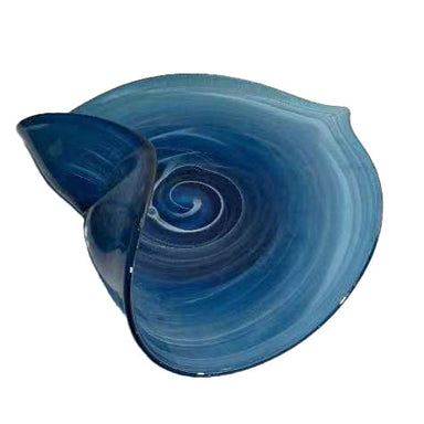 Viz Art Glass Art Glass Ocean Whirl - Handblown Art Glass Bowl 8011 by Viz Glass