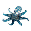 Viz Art Glass Art Glass Oceanic Charm - Handblown Art Glass Octopus Sculpture 8029 by Viz Glass