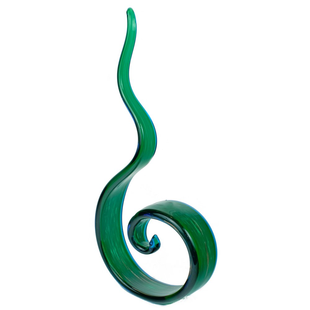 Viz Art Glass Art Glass Ribbon Sculpture by Viz Glass 8021