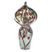 Viz Art Glass Art Glass Scarlet Whirlwind - Handblown Art Glass Sculpture 8031 by Viz Glass