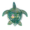Viz Art Glass Art Glass Tropical Sea Turtle Wall Art Large by Viz Glass 7821BIR