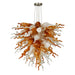 Viz Art Glass Lighting Viz Art Glass ColorSelect Arizona Sunset Large Chandelier