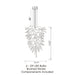 Viz Art Glass Lighting Viz Art Glass ColorSelect Canyon Shadow Tall Blown Glass Chandelier