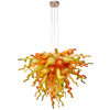 Viz Art Glass Lighting Viz Art Glass ColorSelect East Coast Autumn Mini Blown Glass Chandelier